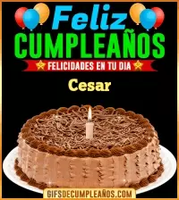 GIF Felicidades en tu día Cesar